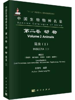 (image for) Species Catalogue of China Volume 2 animals Insecta (I) Lepidoptera (Lecithoceridae, Lasiocampidae, Notodontidae, Papilionidae, Pieridae) - Click Image to Close
