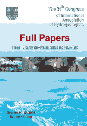 (image for) Proceedings of the 34th Congress of International Association of Hydrogeologists (Theme: Groundwater- Present Status and Future Task)(Oct. 9-13, 2006, Beijing,China) (Ebook) - Click Image to Close