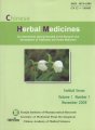 (image for) Chinese Herbal Medicines (CHM) Initial Issue Volume 1 Number 1 November 2009
