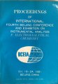 (image for) Proceedings of International Fourth Beijing Conference and Exhibition on Instrumental Analysis F. Electroanalytical Chemistry