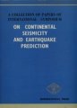 (image for) A Collection of Papers International Symposium on Continental Seismicity and Earthquake Prediction