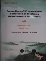 (image for) proceedings of 9th lnternationl Conference cn Electronic Measurement & lnstruments