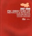 (image for) 2007-2008 PRC Directoy of Provincial and Municipal Goveronments